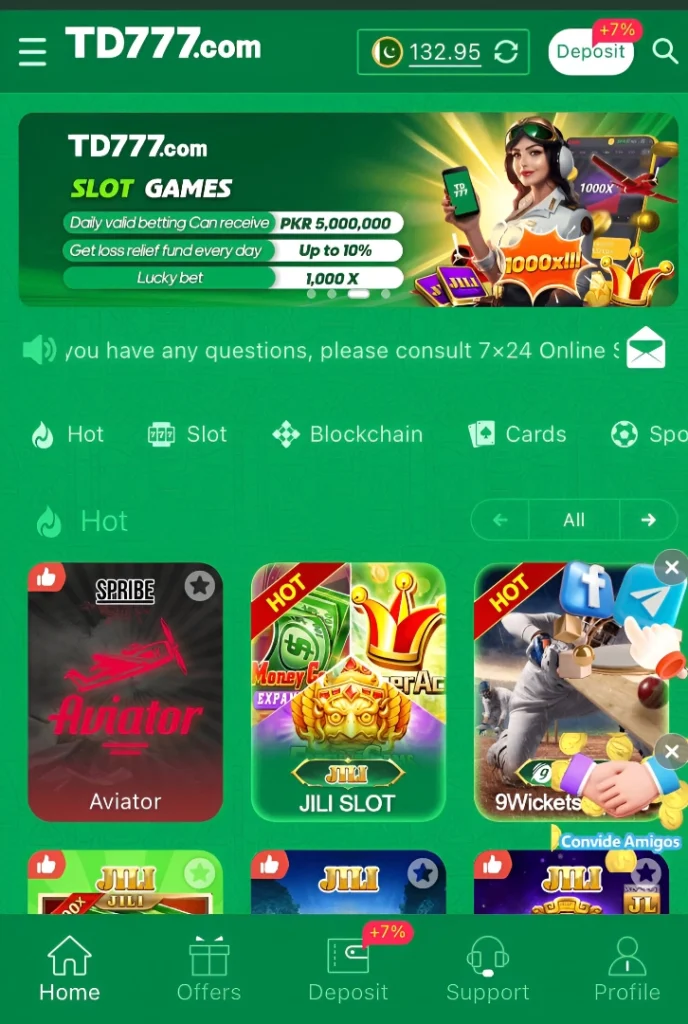TD777 Game Screenshot
